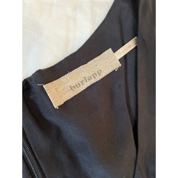 Anthropologie Burlap Brand Striped Dress With Embellished Rosette Bodice & Waist - Picture 3 of 7